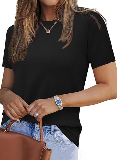 Women's Wool Blend Business Casual Loose Fit,Black